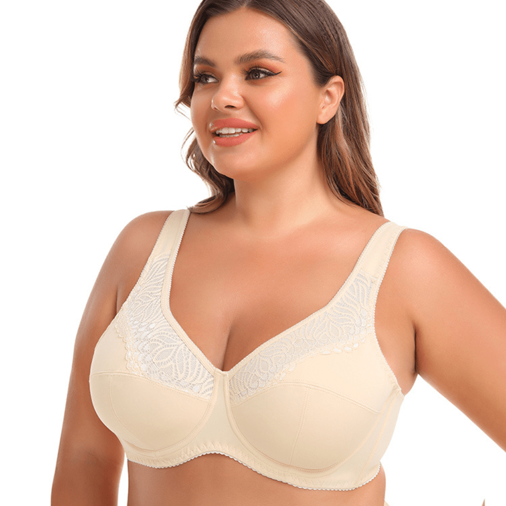 Magic Breathable Full Coverage Support Lift Lace Bra - Magic Bra