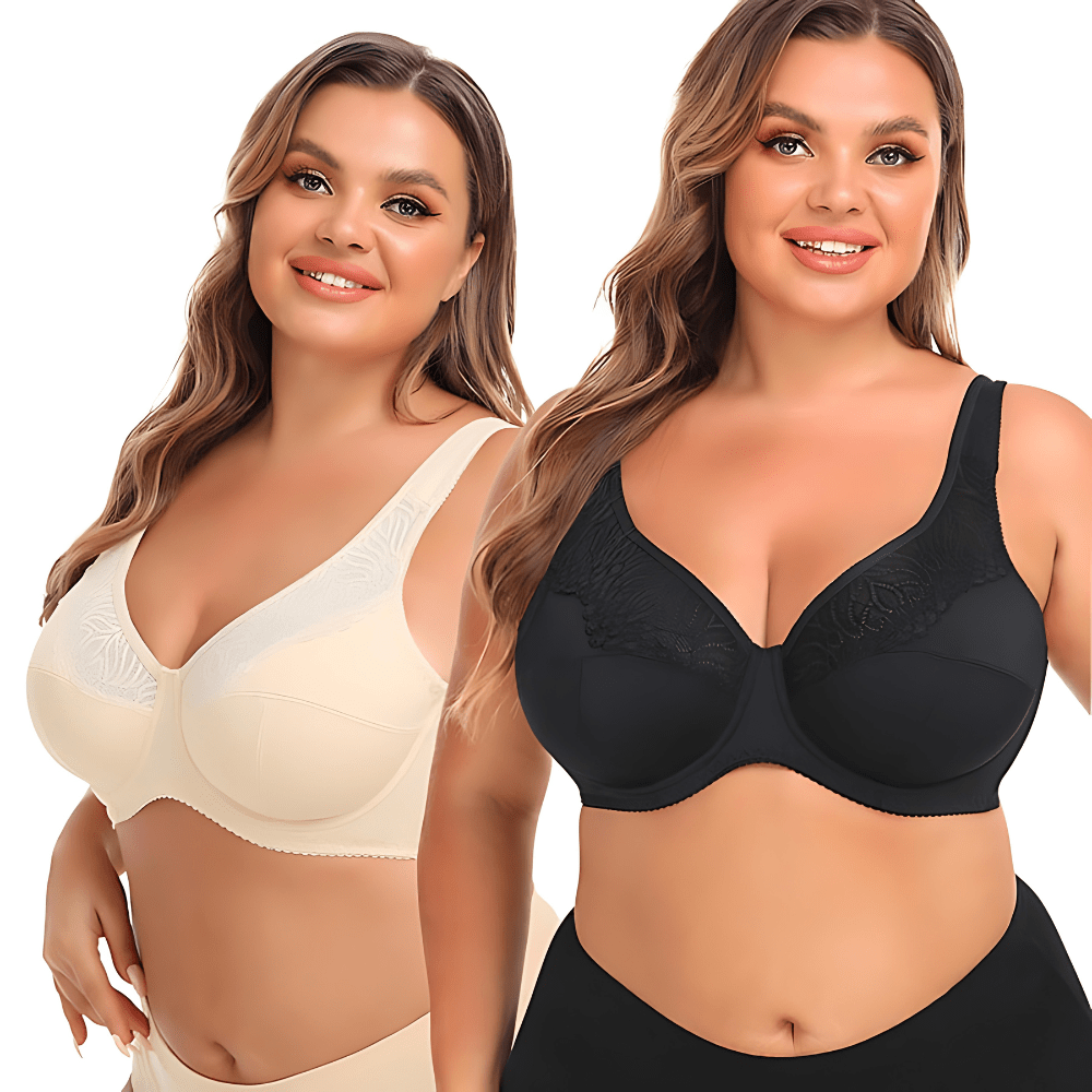 Magic Breathable Full Coverage Support Lift Lace Bra - Magic Bra