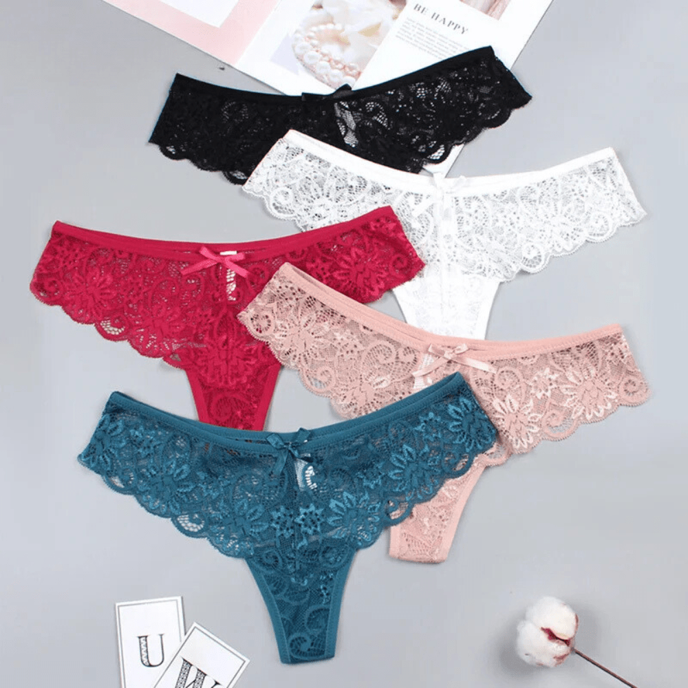 Magic G - String Low - Waist Lace Panties - Magic Bra