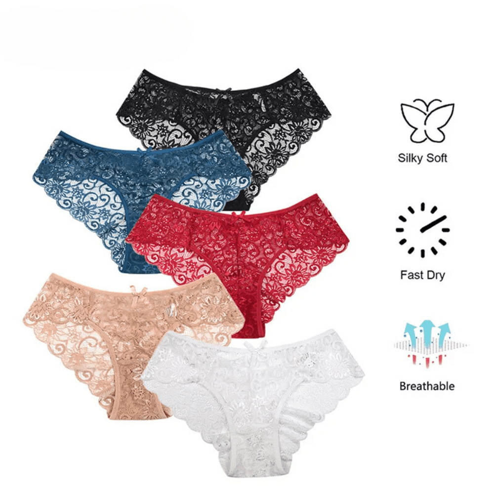 Magic Ultra Thin Mid-Waist Lace Panties - Magic Bra